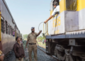 metal ring given to the train driver