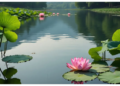 Lotus cultivation in Wular Lake