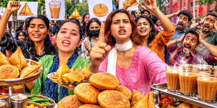 DU Students: डीयू छात्राओं का अनोखा विरोध मार्च, ‘समोसा-कचौड़ी’ से लेकर ‘चाय-सुट्टा’ तक के नारों ने सोशल मीडिया पर मचाई हलचल