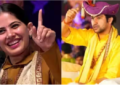 Jaya Kishori makes an appearance at Baba Bageshwar Katha in Kolkata devotees sway to the bhajan