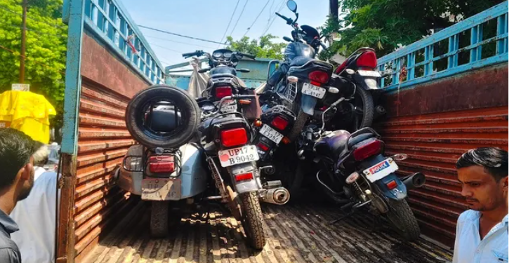 IAS officer father scooter and DIO bike seized Why did the RTO take action Find out why the issue has heated up