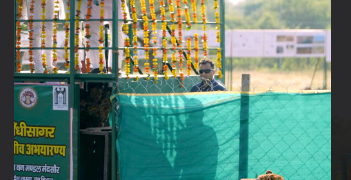 cheeta Radha arrives at Gandhi Sagar