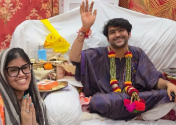 A touch of spirituality in the promotion of Hanuman Ansh Producer Anupriya Nagar visits Bageshwar Dham