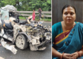 Horrific road accident in Jamshedpur Jharkhand daughter of Jharkhand Cabinet Minister Deepika Pandey dies