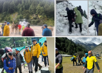 Rescue operation amidst snowfall in Uttarkashi Dhami takes swift action