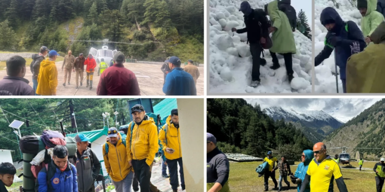 Rescue operation amidst snowfall in Uttarkashi Dhami takes swift action