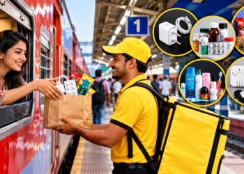 Indian Railways: ट्रेन में सफर के दौरान Blinkit से मंगाएं चार्जर, दवाइयां और जरूरी सामान, दक्षिण रेलवे के 7 स्टेशनों पर शुरू हुई सुविधा