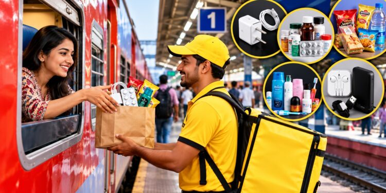 Indian Railways: ट्रेन में सफर के दौरान Blinkit से मंगाएं चार्जर, दवाइयां और जरूरी सामान, दक्षिण रेलवे के 7 स्टेशनों पर शुरू हुई सुविधा