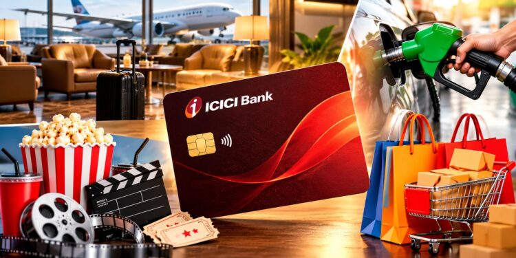ICICI Coral Credit Card: ₹500 फीस में मिलते हैं एयरपोर्ट लाउंज, मूवी टिकट और फ्यूल पर छूट जैसे कई फायदे