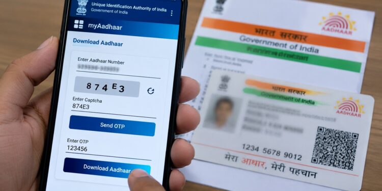 आधार कार्ड खो गया तो परेशान न हों! मोबाइल से घर बैठे डाउनलोड करें e-Aadhaar, जानें PDF खोलने का तरीका
