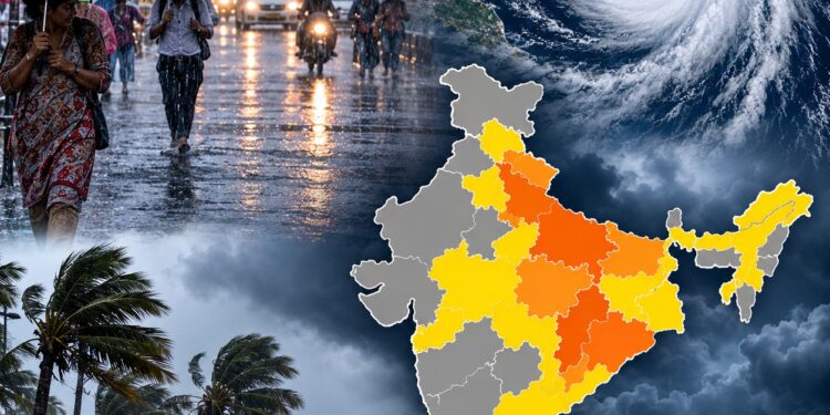Weather Update: चक्रवात अर्णब का असर जारी, बिहार-UP समेत कई राज्यों में भारी बारिश का अलर्ट; MP में भी बदलेगा मौसम