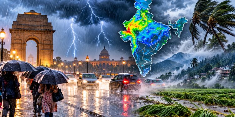 Weather Update: दिल्ली-NCR, पंजाब और हरियाणा में भारी बारिश के आसार, 60 किमी/घंटा की रफ्तार से चलेंगी हवाएं; कई राज्यों में अलर्ट
