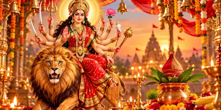 shardiya navratri : शारदीय नवरात्रि कल से शुरू: पहले दिन मां शैलपुत्री की पूजा, जानें कलश स्थापना का शुभ मुहूर्त और पूरी विधि