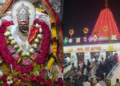 congregation of faith at the shrine of Maa Sharda in Maihar crowds of devotees throng Trikut Mountain