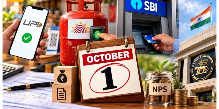 1 अक्टूबर से बदली व्यवस्था, जेब और सुविधा पर असर! LPG से NPS तक 9 बड़े बदलाव