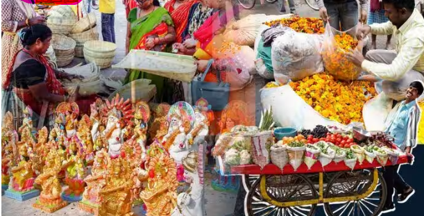 festive season has brought a buzz back to the market business is set to gain momentum from Navratri through Chhath