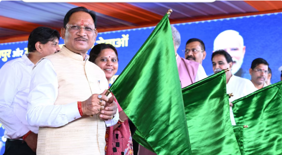 new chapter in rail development in Chhattisgarh for the first time since independence a train has reached Rowghat