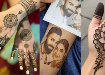 Adorn your hands with peacock sieve and karwa themed henna designs for Karwa Chauth check out these 7 beautiful patterns
