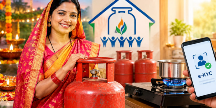 state Ujjwala beneficiaries will receive a free gas cylinder for Diwali complete your e KYC first