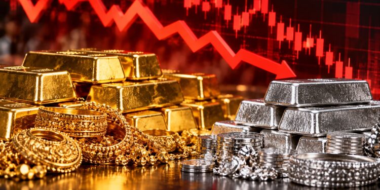 Gold Silver Price: सोना ₹1,419 तक लुढ़का, चांदी में भी बड़ी गिरावट; MCX से लेकर फिजिकल मार्केट तक कीमतों में हलचल