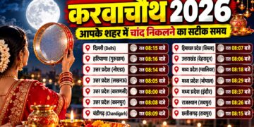 करवाचौथ 2026: दिल्ली से भोपाल-इंदौर तक जानें चांद निकलने का समय, पूजा विधि और व्रत खोलने का शुभ तरीका