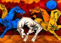 Renowned Indian modern painter Maqbool Fida Husain MF Husain is once again in the spotlight