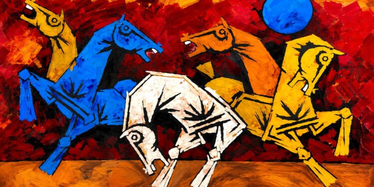 Renowned Indian modern painter Maqbool Fida Husain MF Husain is once again in the spotlight
