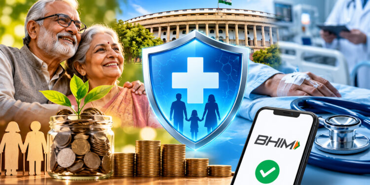 NPS Health: NPS में अब पेंशन के साथ हेल्थ इंश्योरेंस का भी इंतजाम, 30 लाख तक का कवर; BHIM से 3 स्टेप में खुलेगा खाता