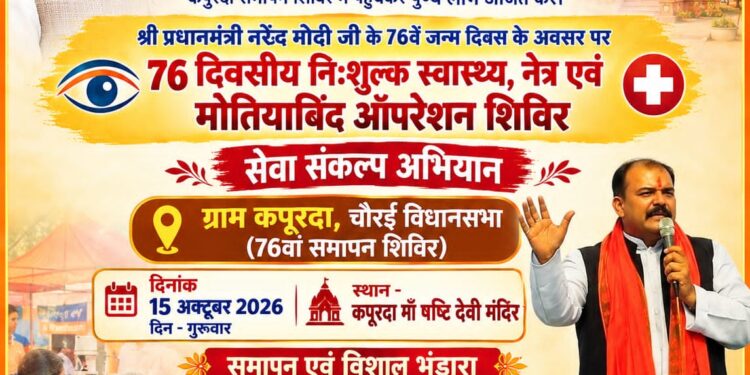 76 villages thousands of people in need and a commitment to service! Sandeep Raghuvanshi